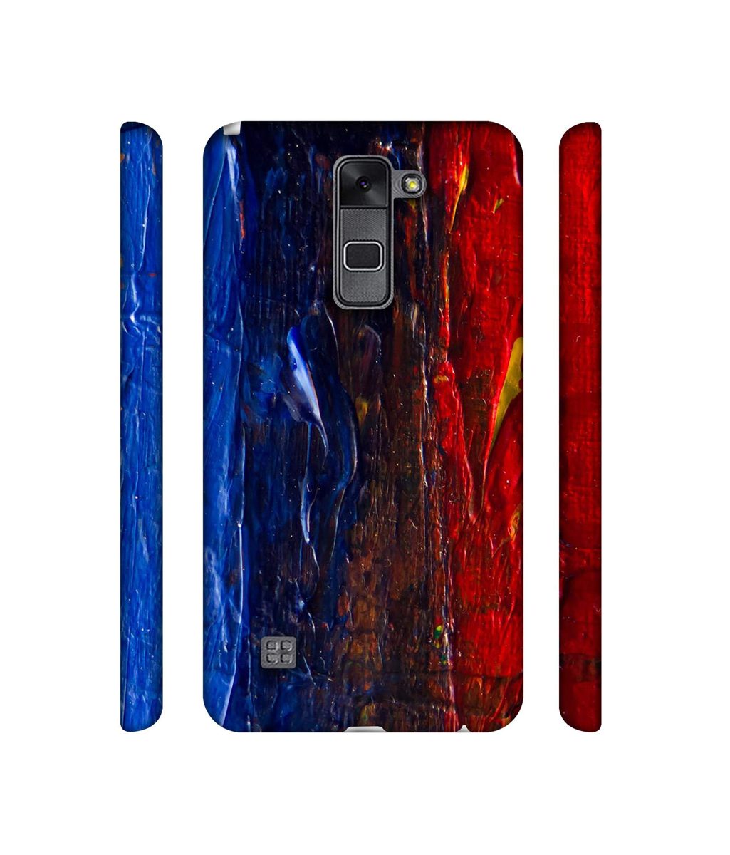Amazon Brand - Solimo Designer Red Paint On Wall 3D Printed Hard Back Case Mobile Cover for LG Stylus 2