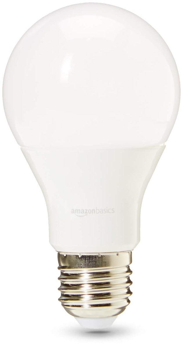 AmazonBasics Professional LED E27 Edison Screw Bulb, 75W Equivalent, Cool White, Dimmable - Pack of 6
