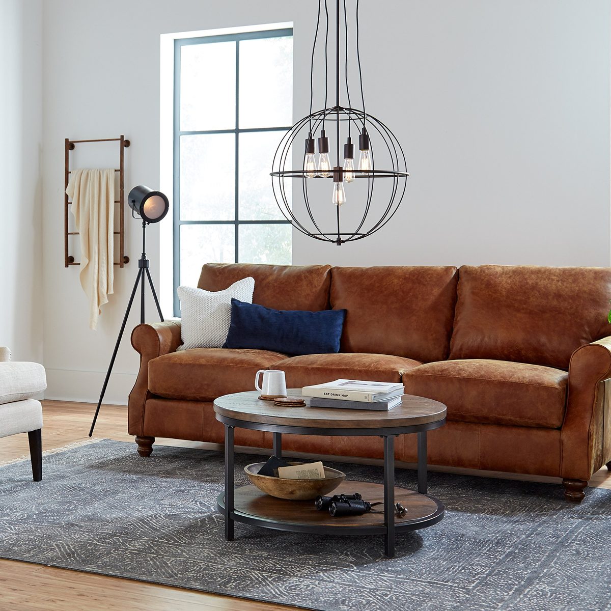 Stone & Beam Larson Industrial Wood & Metal