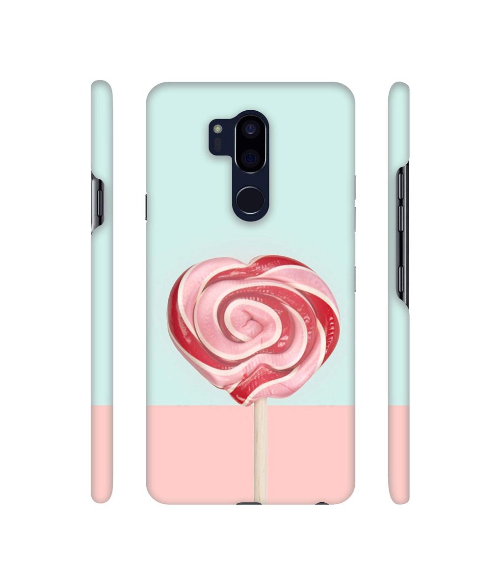 Amazon Brand - Solimo Designer Round Candy 3D Printed Hard Back Case Mobile Cover for LG G7 ThinQ