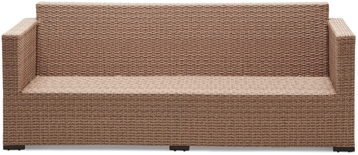 Strathwood Griffen All-Weather Wicker 3-Seater Sofa, Natural