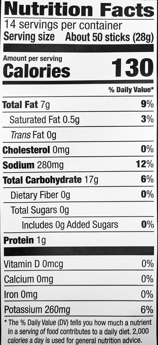 Wickedly Prime Veggie Sticks, Puffed Potato Snacks, 14 Ounce (Pack of 4)