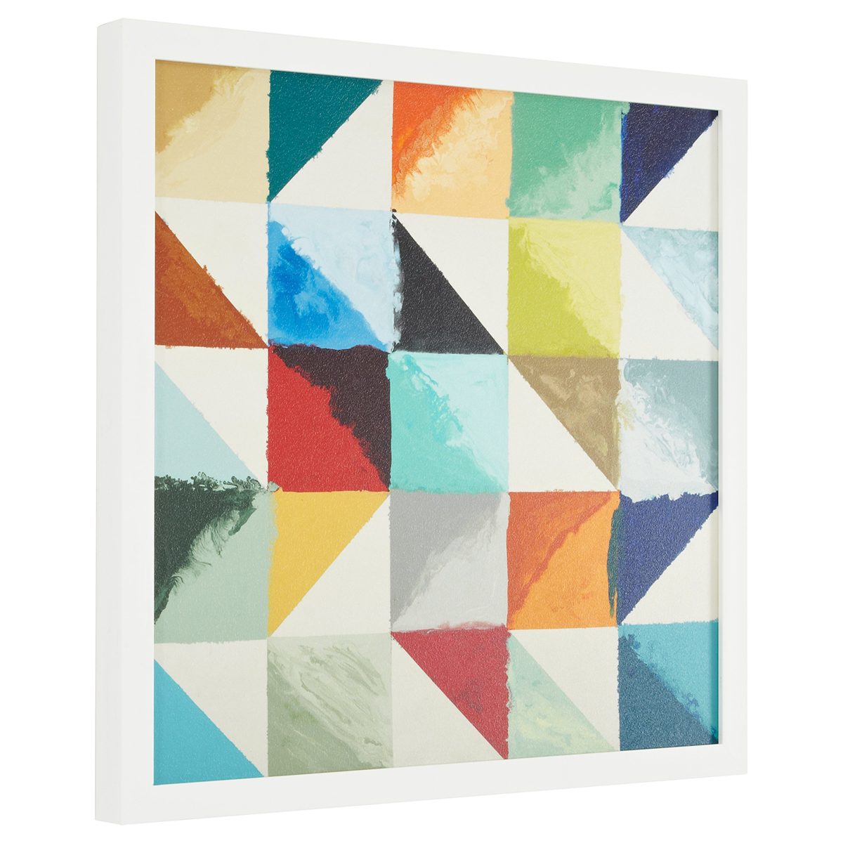 Rivet Abstract 3D Mid-Century Folded Paper Wall Art Geometric Shapes