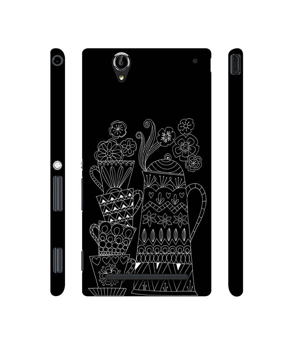 Amazon Brand - Solimo Designer Cups and Tea Pot 3D Printed Hard Back Case Mobile Cover for Sony Xperia T2 Ultra