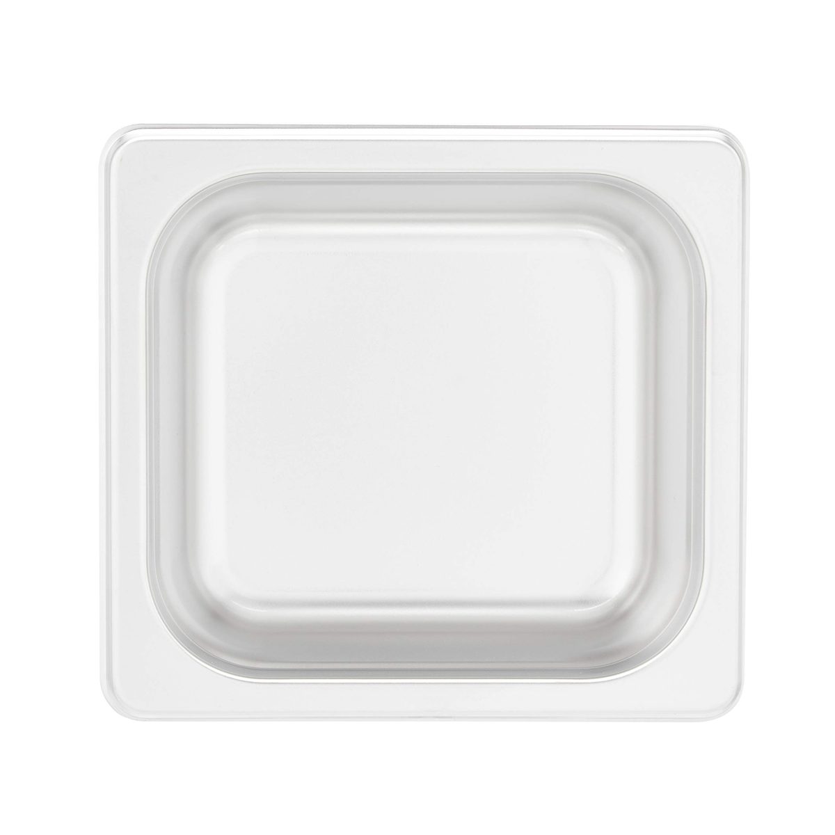 AmazonCommercial 1/6 Size x 2-1/2" Deep, Anti-Jam Stainless Steel Steam Table/Hotel Pan, 22 Gauge, Pack of 2