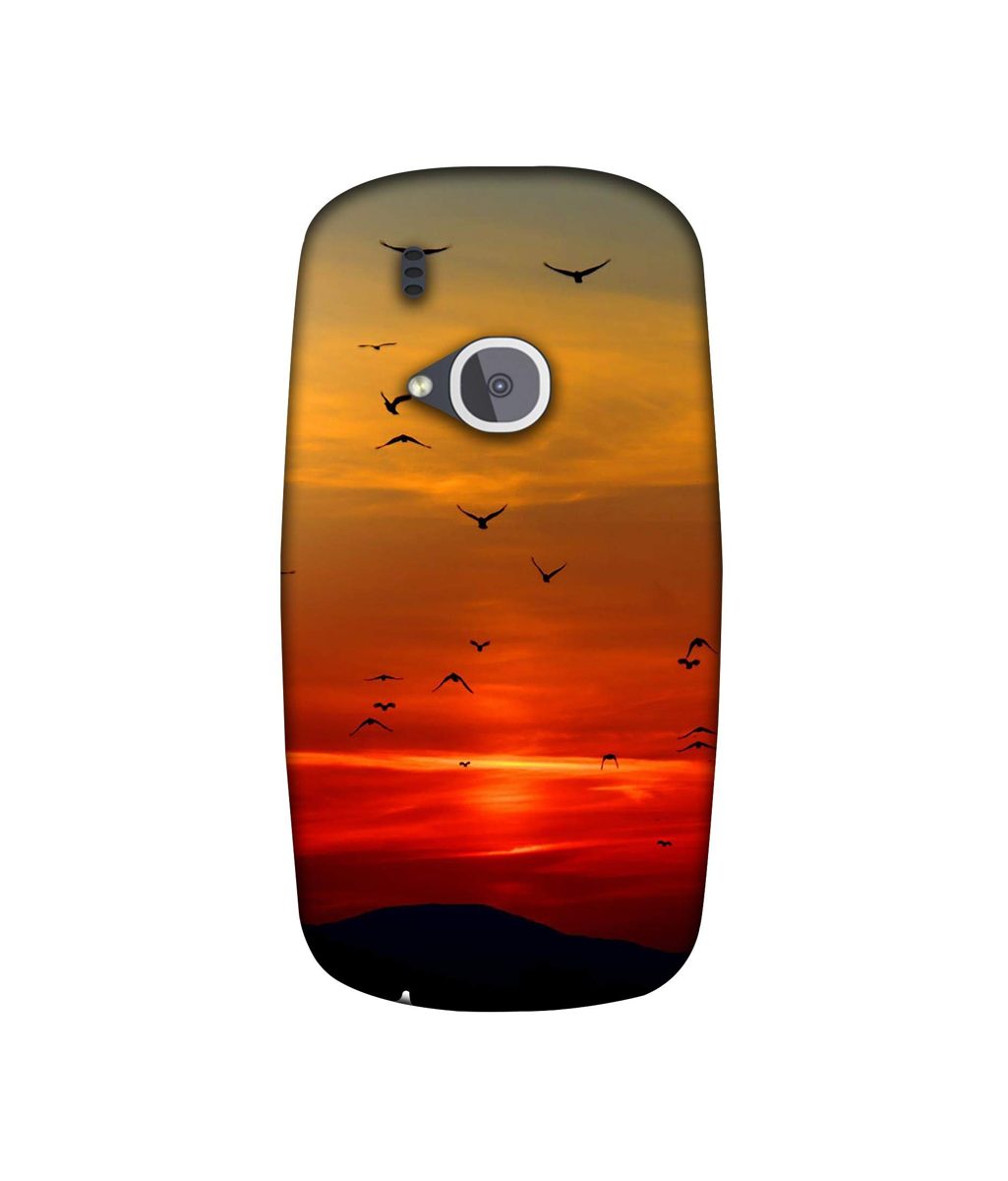 Amazon Brand - Solimo Designer Group Birds 3D Printed Hard Back Case Mobile Cover for Nokia 3310