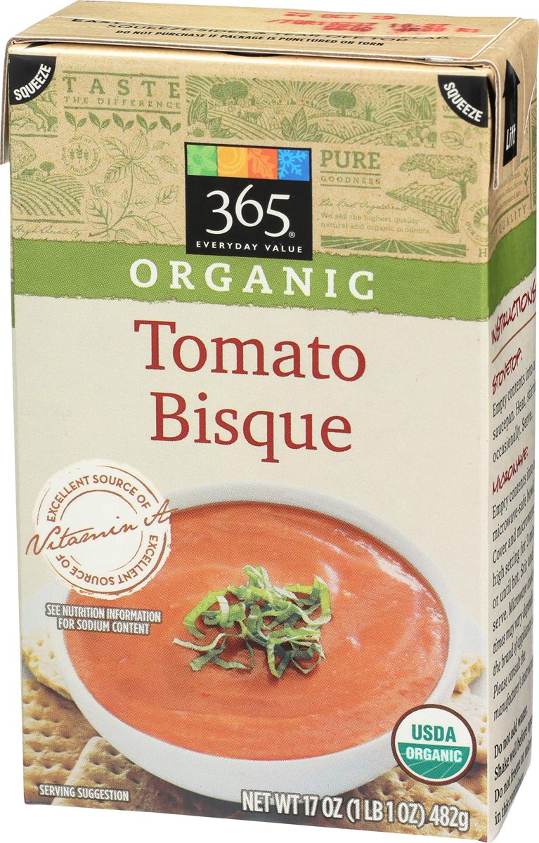 365 Everyday Value, Organic Tomato Bisque, 17 oz