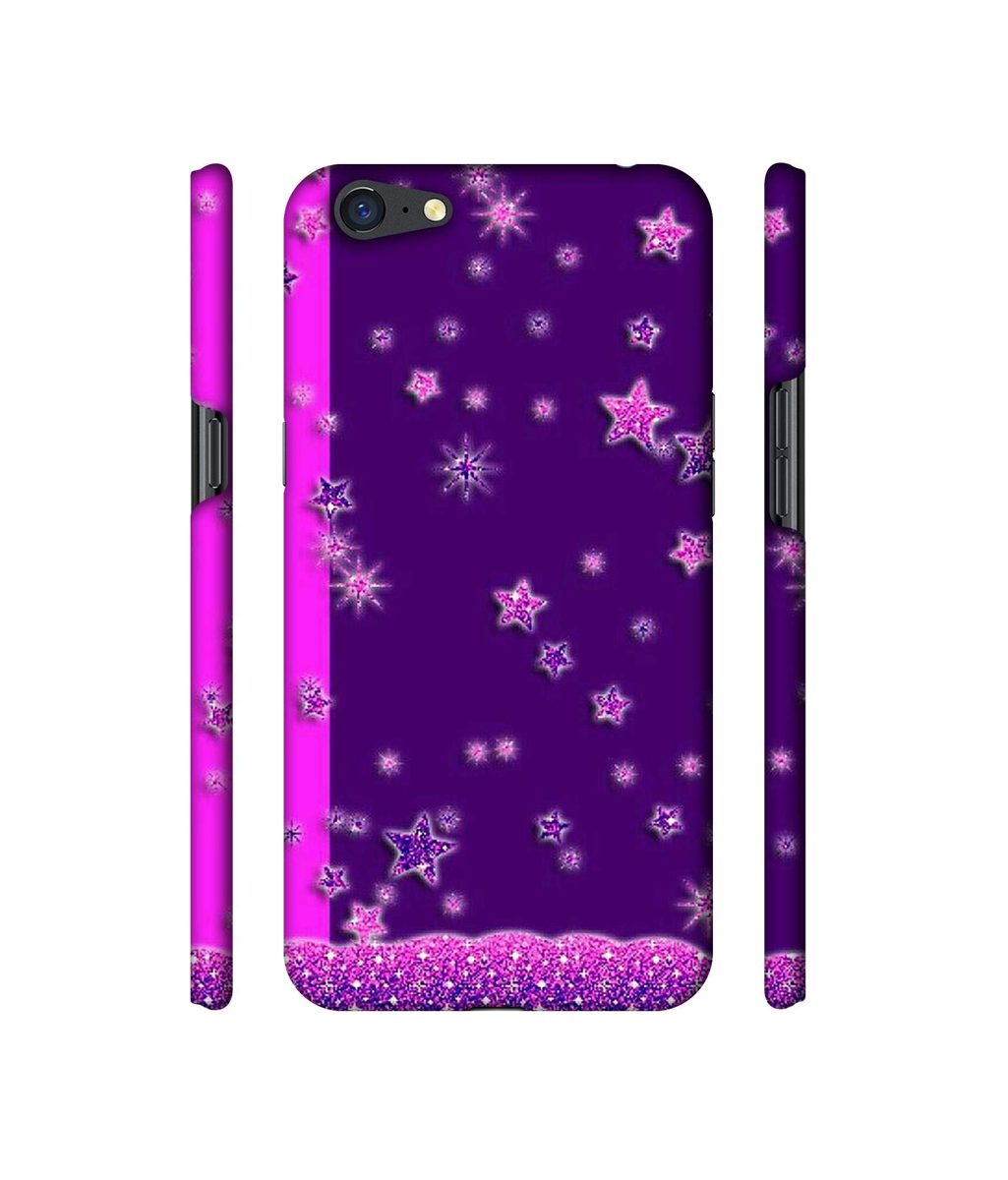 Amazon Brand - Solimo Designer Sparkling Stars 3D Printed Hard Back Case Mobile Cover for Oppo A71