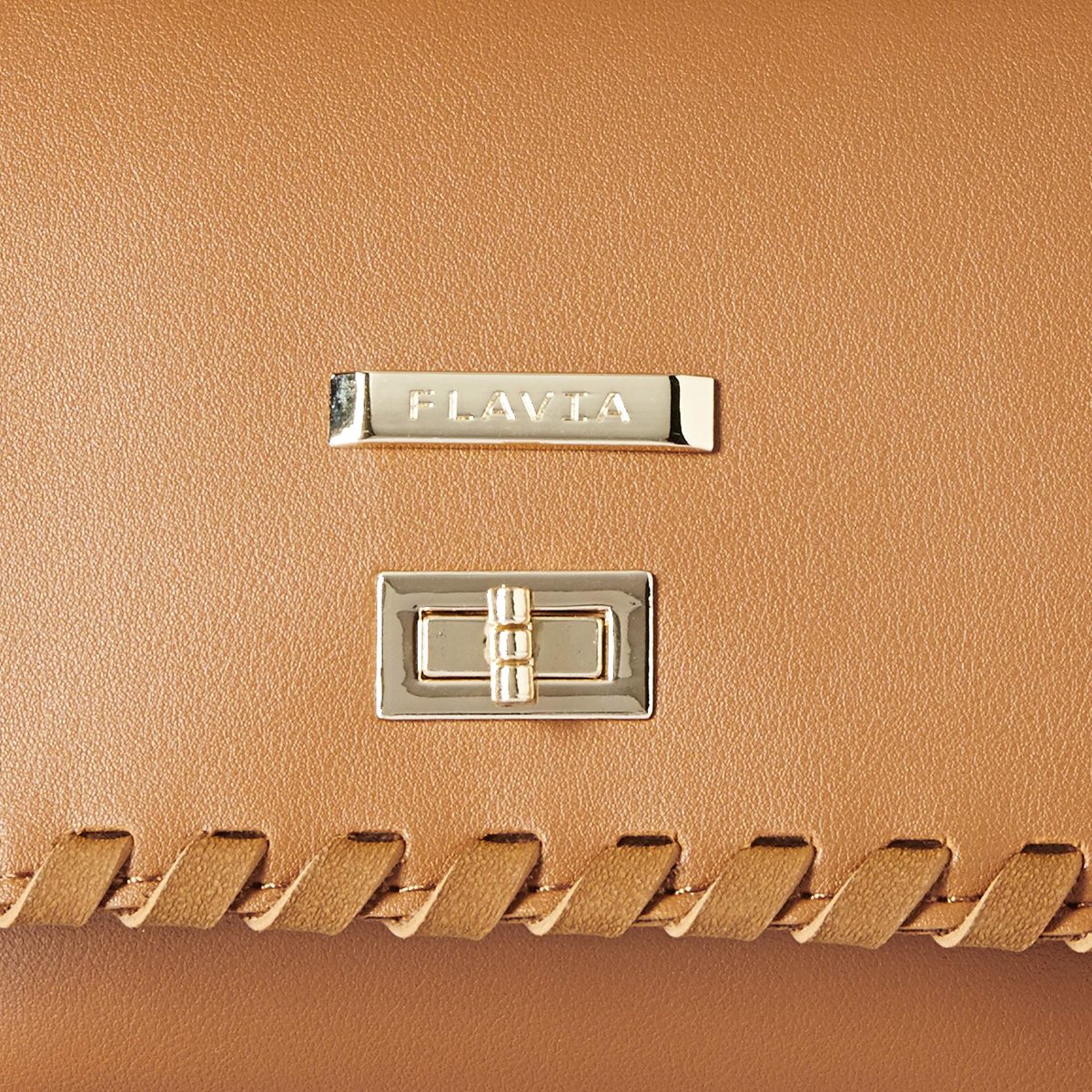 Flavia Women's Handbag (Brown)