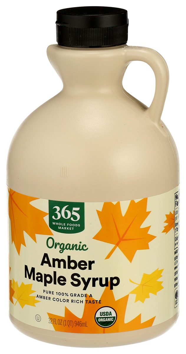 365 EVERYDAY VALUE Organic Grade A Amber Maple Syrup, 32 FZ
