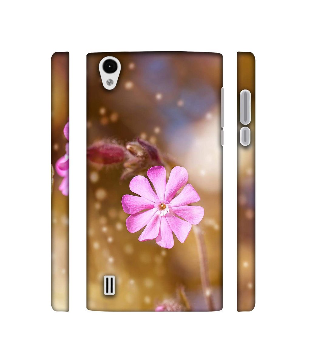 Amazon Brand - Solimo Designer Pink Flower 3D Printed Hard Back Case Mobile Cover for VIVO Y15