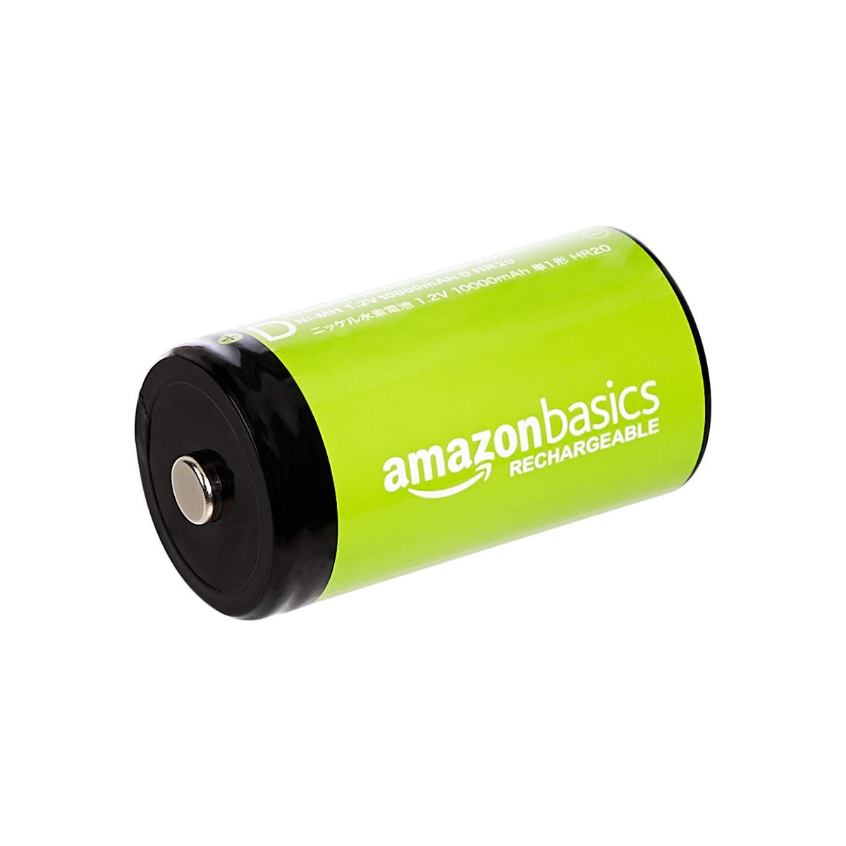 AmazonBasics Ni-MH Pre-Charged Rechargeable Batteries, 1000 Cycle