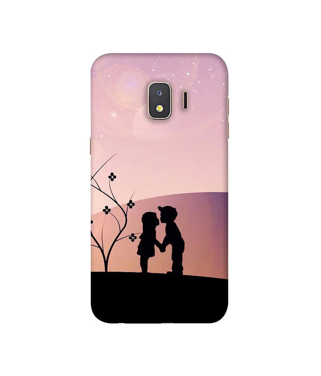 Amazon Brand - Solimo Designer Kiss-ing Couple 3D Printed Hard Back Case Mobile Cover for Samsung Galaxy J2 Core