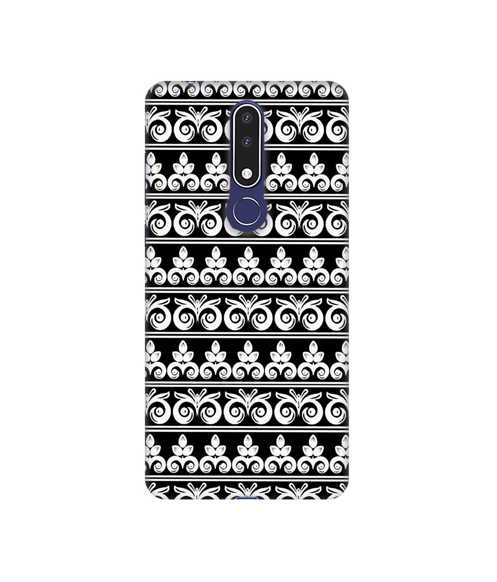 Amazon Brand - Solimo Designer Two Different Patterns 3D Printed Hard Back Case Mobile Cover for Nokia 3.1 Plus