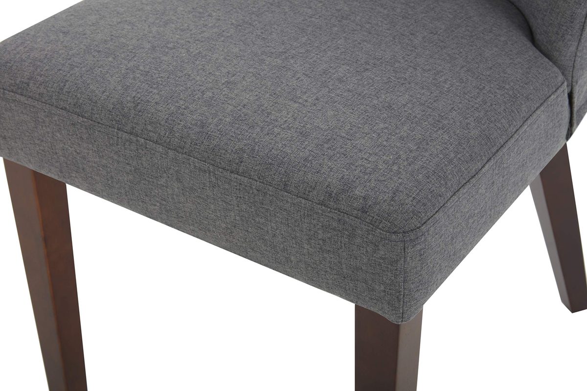 Amazon Brand – Rivet Phinney Contemporary Upholstered Dining Chair, 19.7"W, Graphite