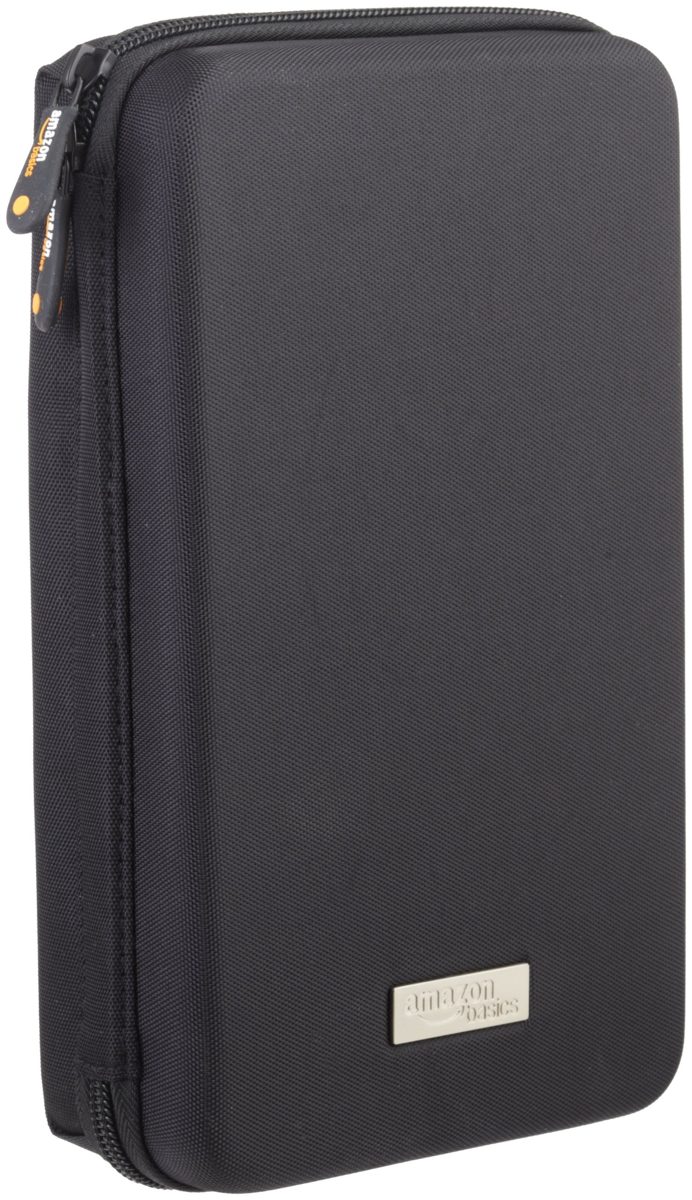 (Renewed) AmazonBasics Universal Travel Case for Small Electronics and Accessories (Black)