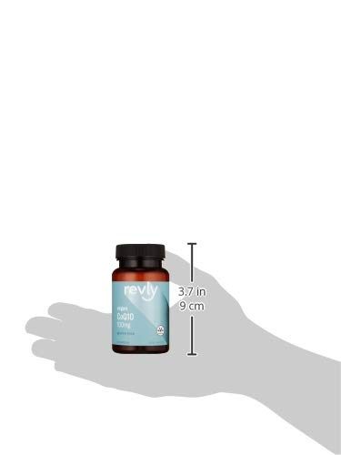Amazon Brand - Revly CoQ10 100 mg, 60 Capsules, 2 Month Supply, Vegan