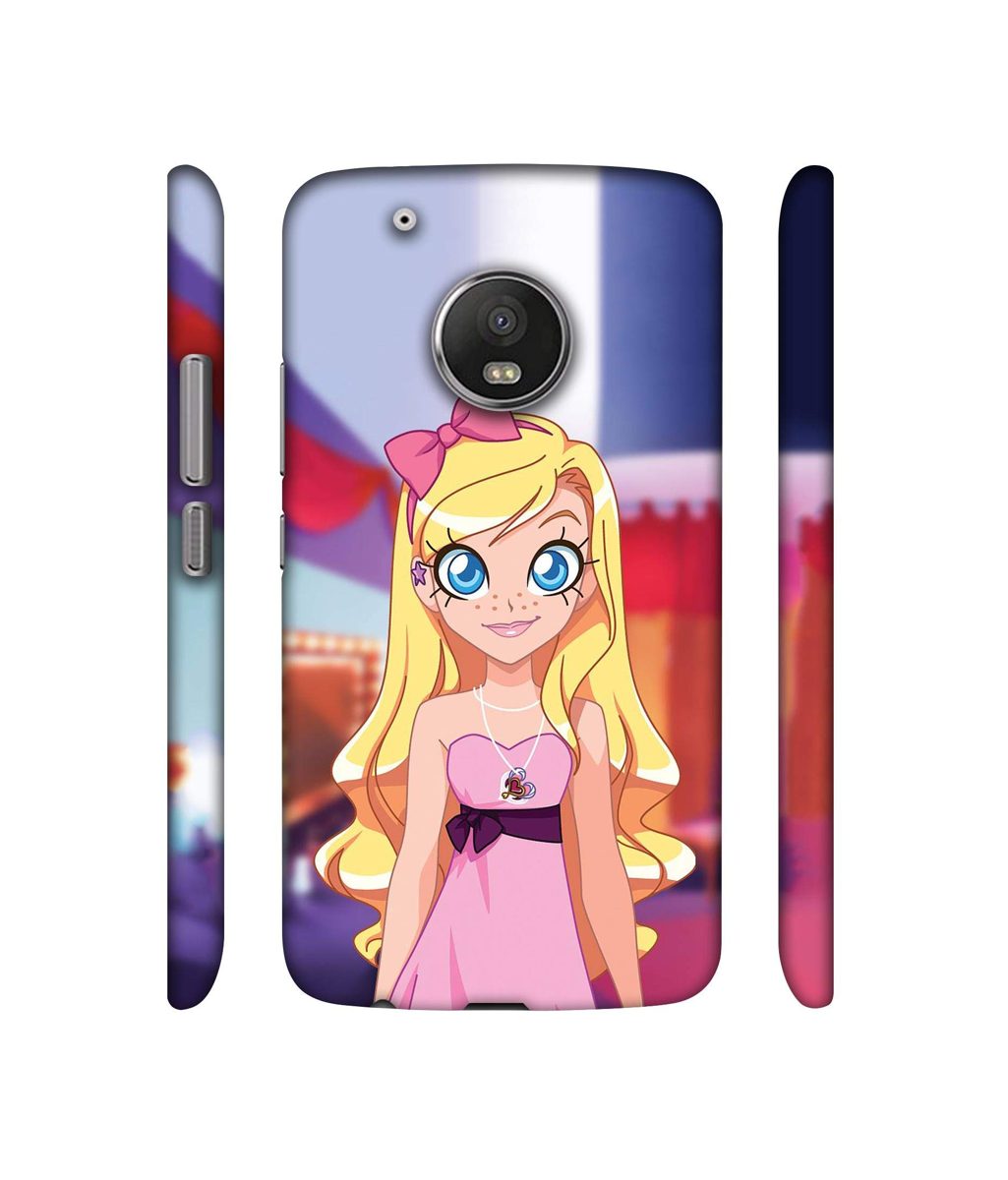 Amazon Brand - Solimo Designer Small Princess Vector 3D Printed Hard Back Case Mobile Cover for Motorola Moto G5