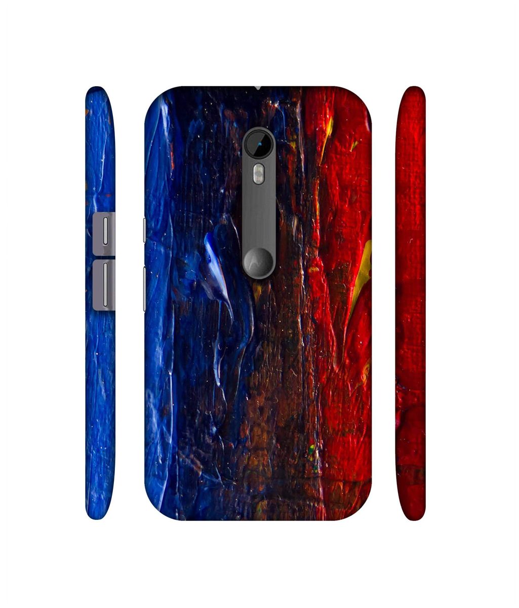 Amazon Brand - Solimo Designer Red Paint On Wall 3D Printed Hard Back Case Mobile Cover for Motorola Moto G 3rd Generation
