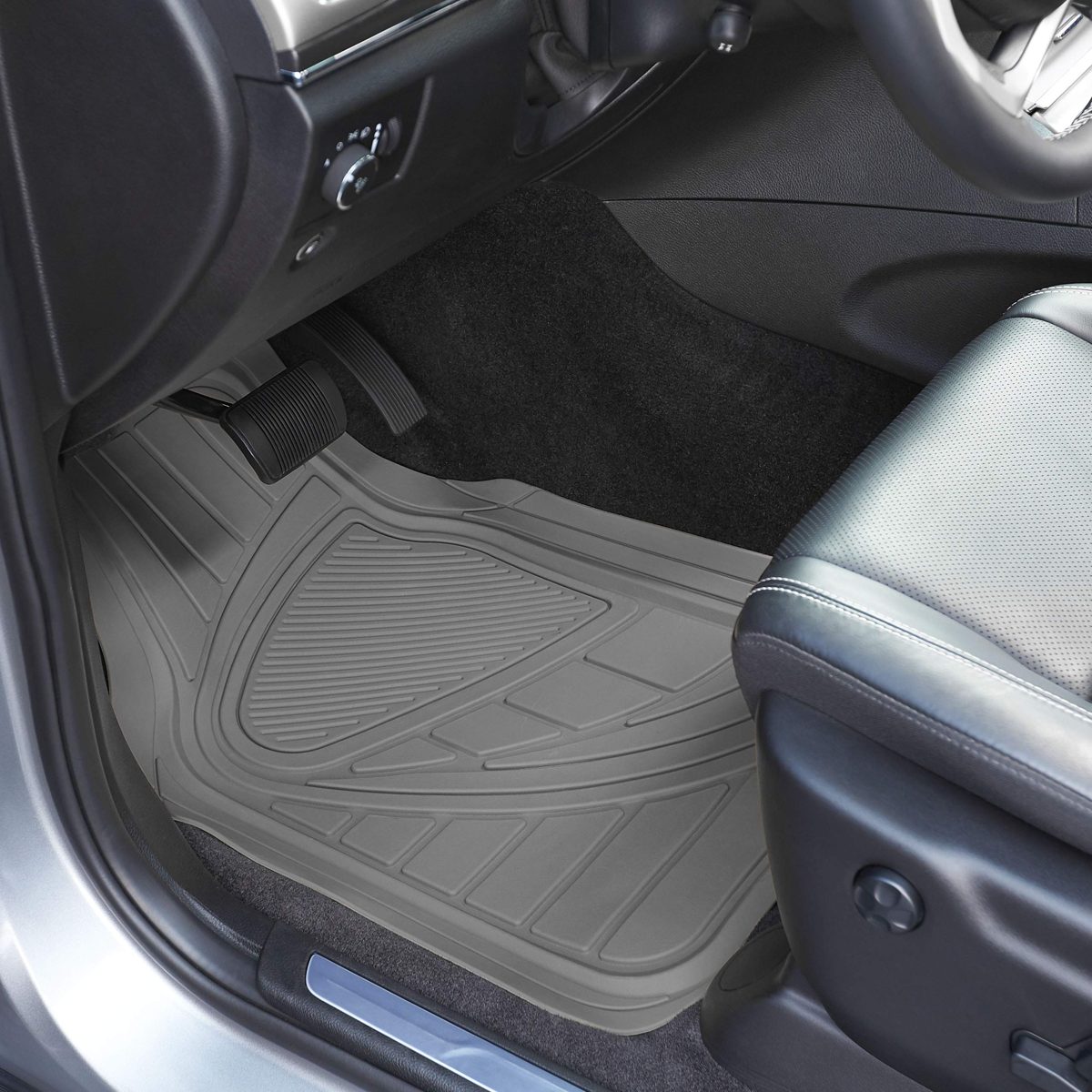 AmazonBasics 4 Piece Rubber Car Floor Mat