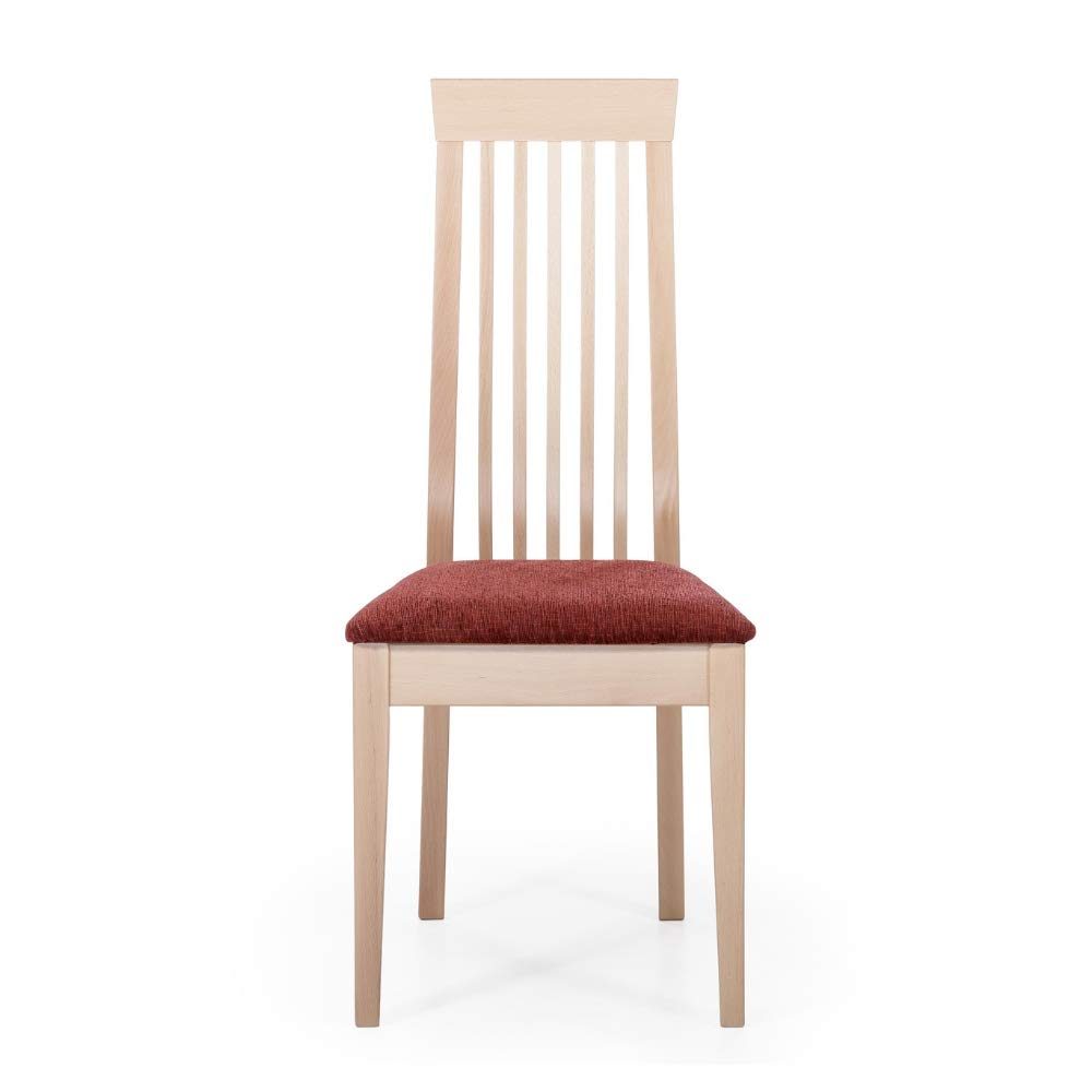 Alcove - Hayes Helena - Set of 2 solid wood armchairs with upholstered seat, lacquered beech