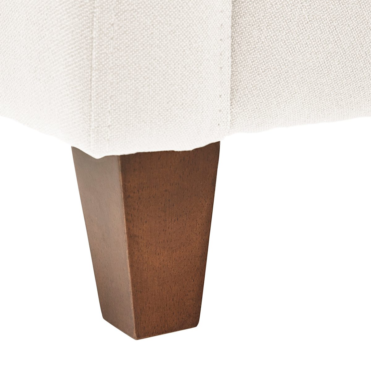 Amazon Brand – Stone & Beam Andover Modern Rectangle Ottoman, 32"W, Cream