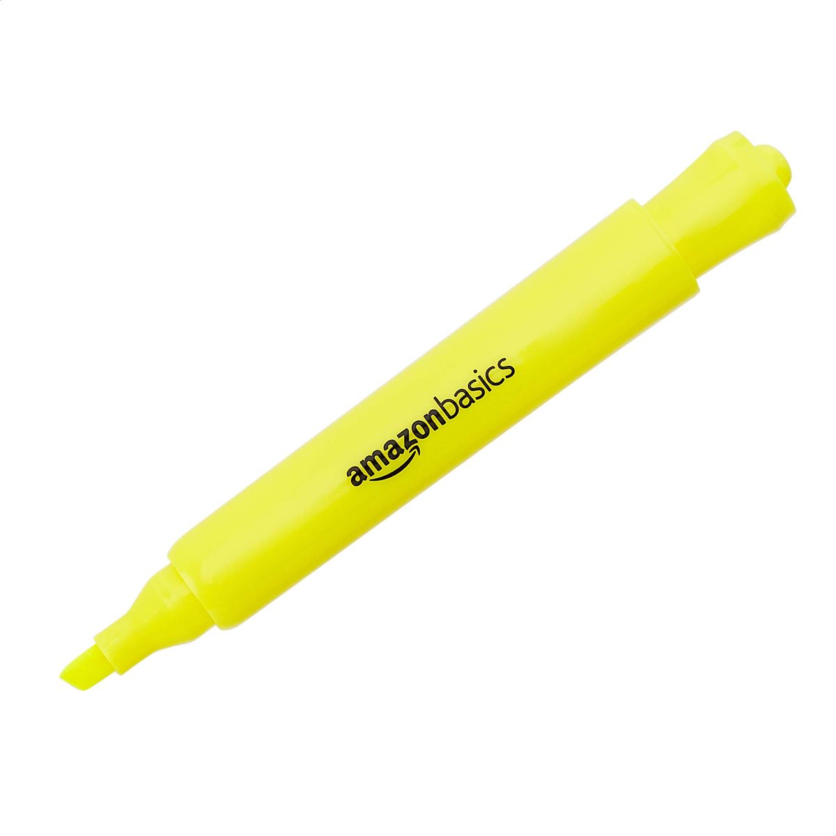 AmazonBasics Tank Style Highlighters - Chisel Tip, 12-Pack
