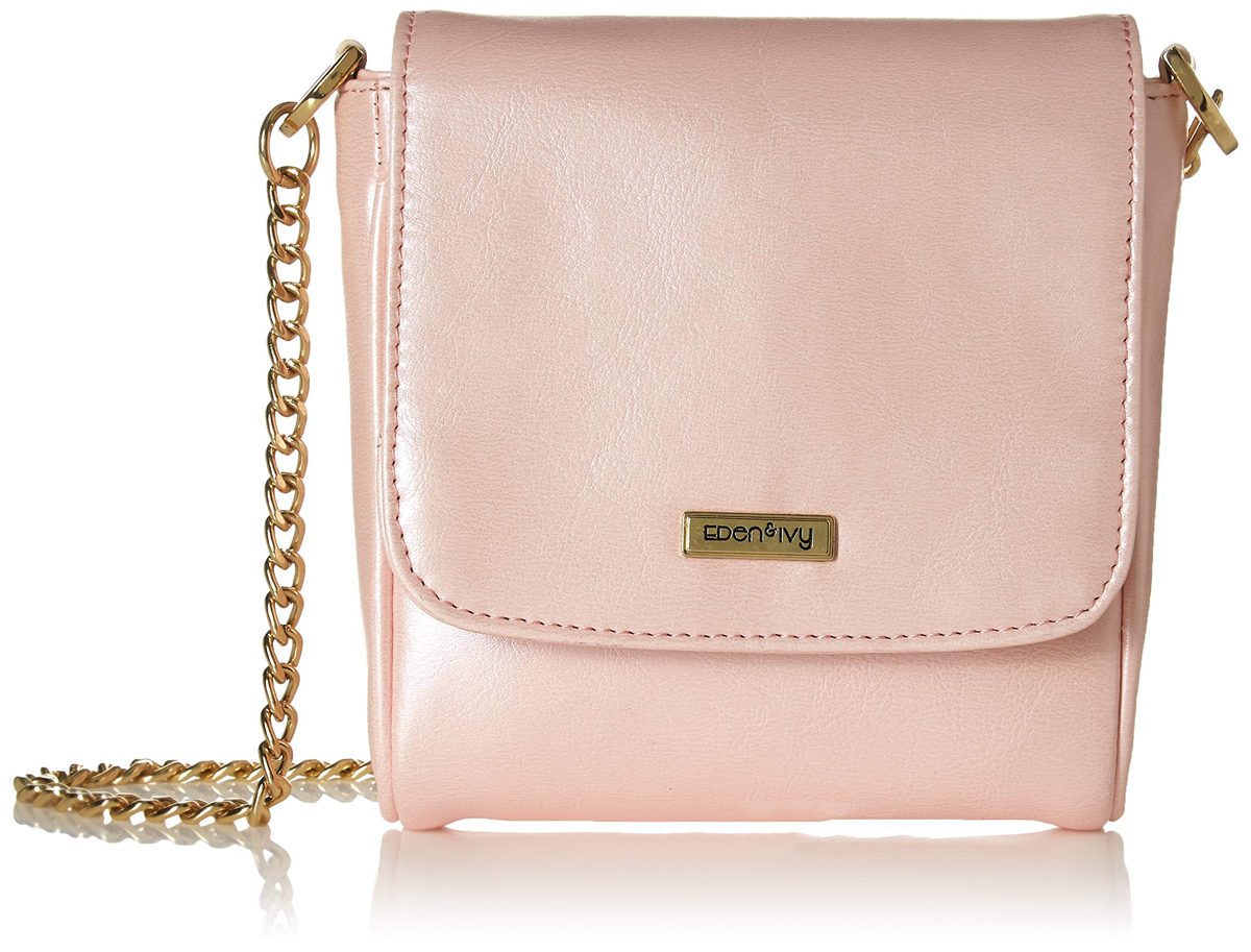 Amazon Brand - Eden & Ivy Aw-19 Women's Sling Bag (Pearl)
