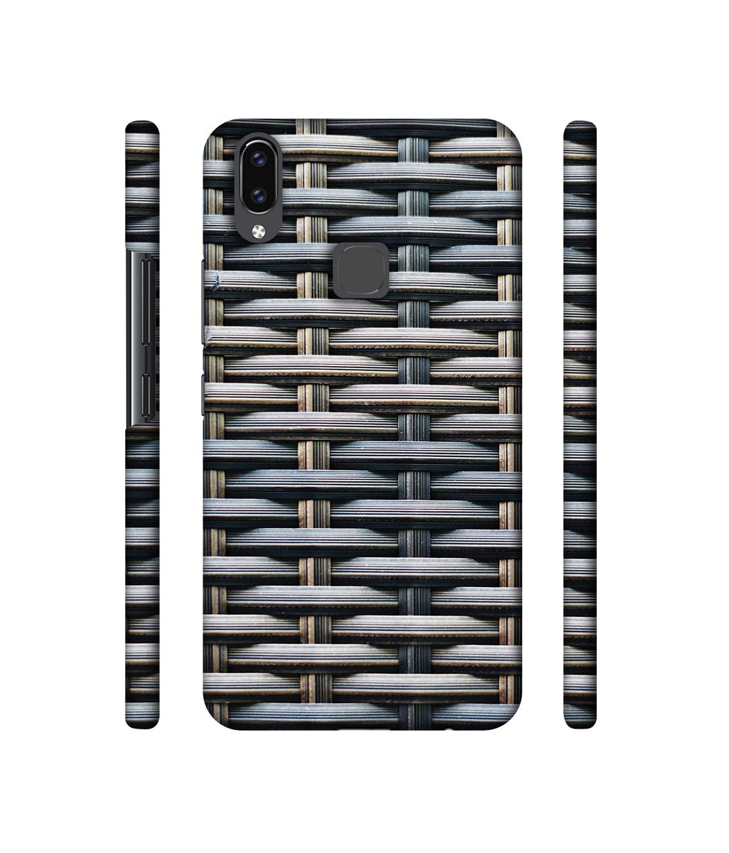 Amazon Brand - Solimo Designer Wooden Blocks Checks 3D Printed Hard Back Case Mobile Cover for Vivo V9 / V9 Pro
