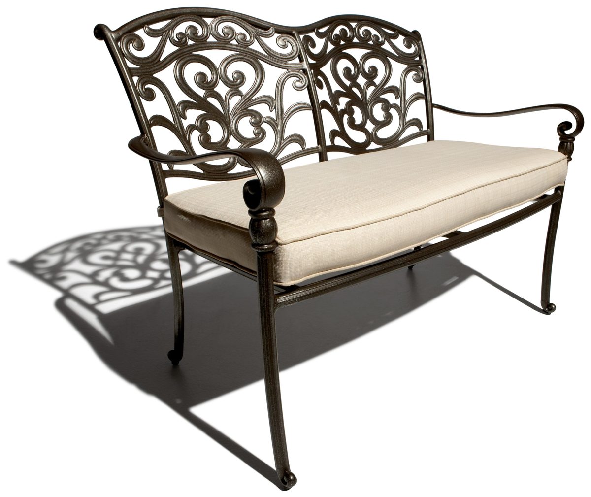 Strathwood St. Thomas Aluminium 2 Seater Love Seat with Seat Cushion