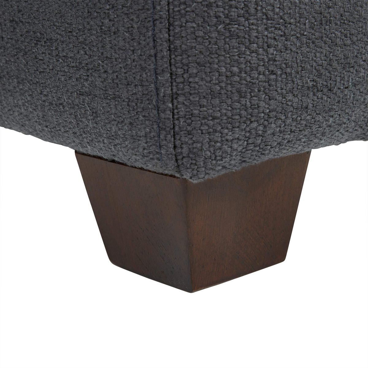 Amazon Brand – Ravenna Home Dunford Casual Rolled Arm Chair, 37"W, Dark Grey