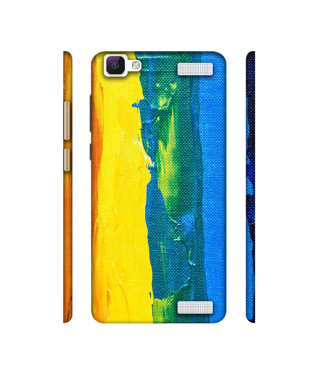 Amazon Brand - Solimo Designer Multicolor Line Color On Canvas 3D Printed Hard Back Case Mobile Cover for Vivo V1 Max