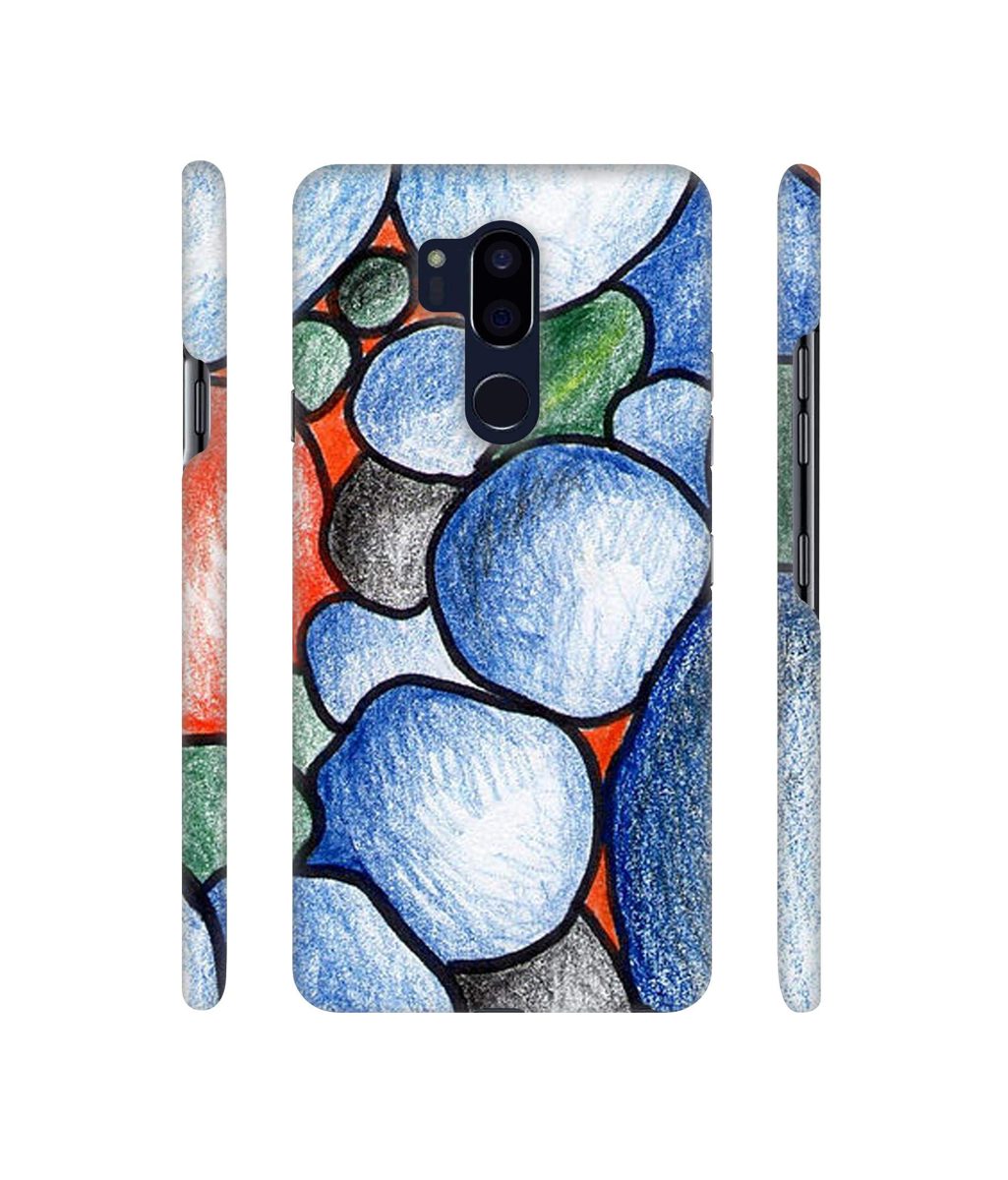 Amazon Brand - Solimo Designer Pebbles Drawing 3D Printed Hard Back Case Mobile Cover for LG G7 ThinQ