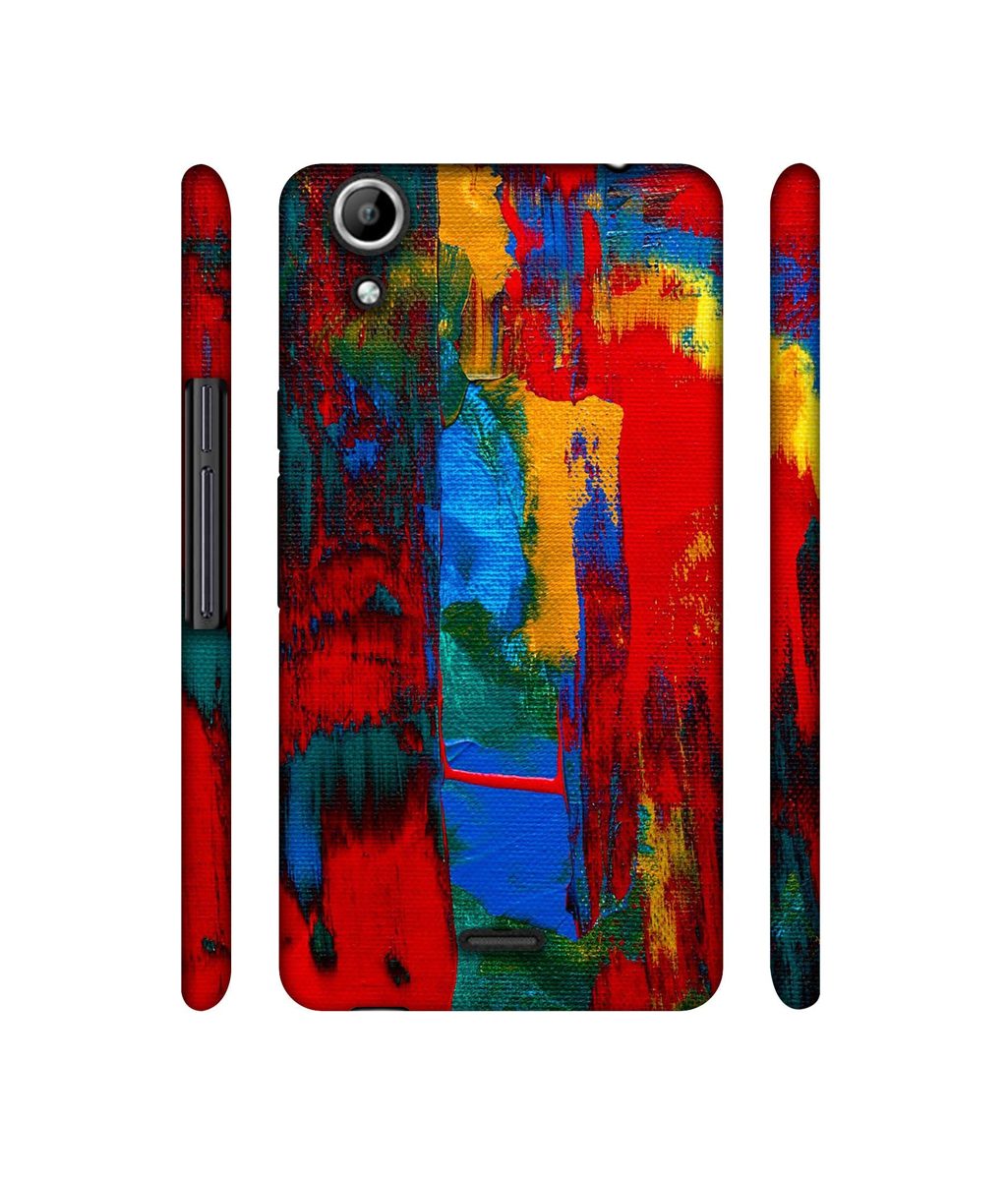Amazon Brand - Solimo Designer Multiolor Brush Texture on Wall 3D Printed Hard Back Case Mobile Cover for Micromax Canvas Selfie 2 Q340