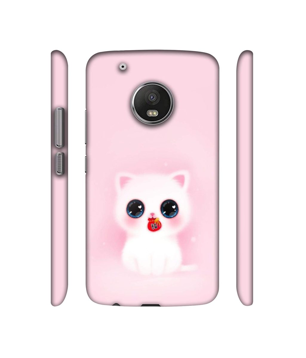 Amazon Brand - Solimo Designer Kitty 3D Printed Hard Back Case Mobile Cover for Motorola Moto G5