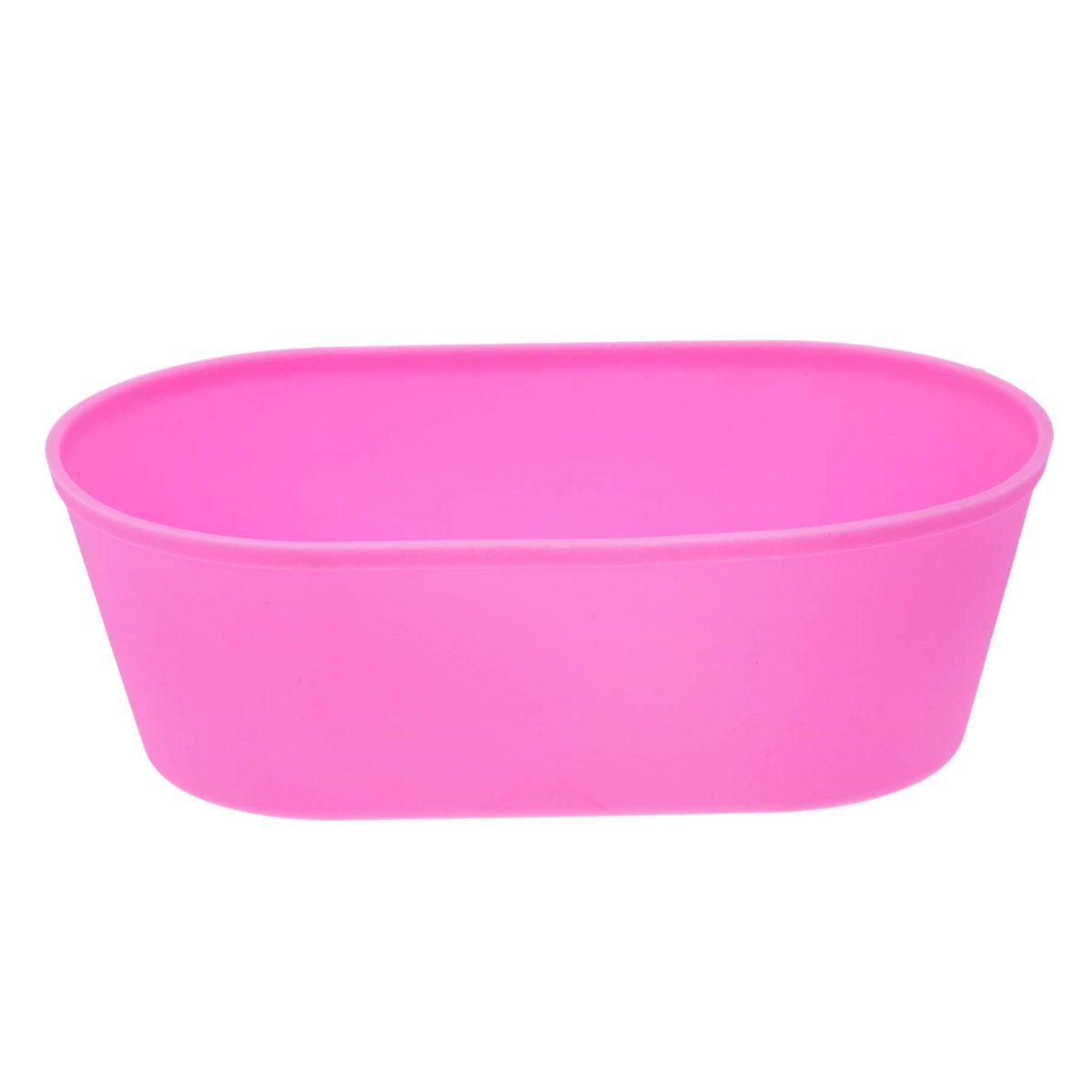 Amazon Brand - Solimo Rectangular Silicone Cupcake Mould, Pink