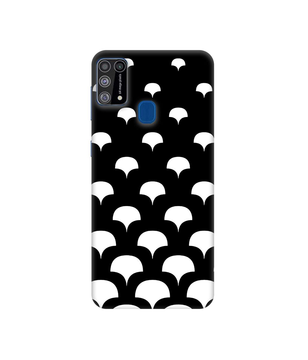 Amazon Brand - Solimo Designer White Texture 3D Printed Hard Back Case Mobile Cover for Samsung Galaxy M31