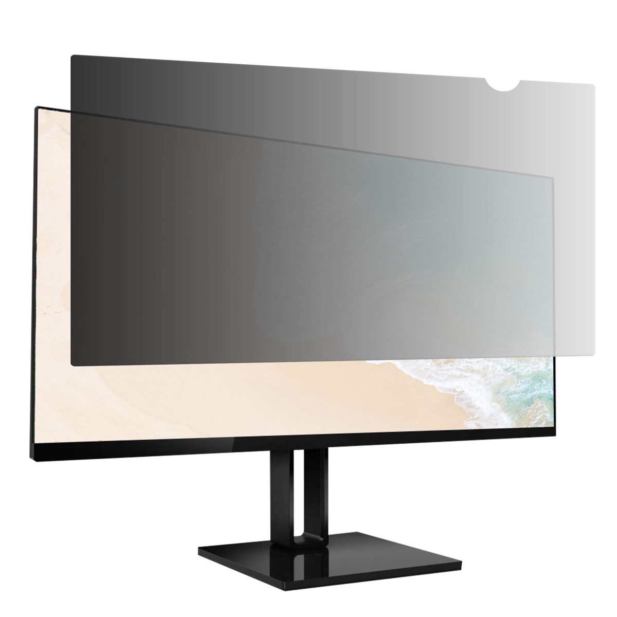AmazonBasics Privacy Screen Filter - 24-Inch 16:9 Widescreen Monitor