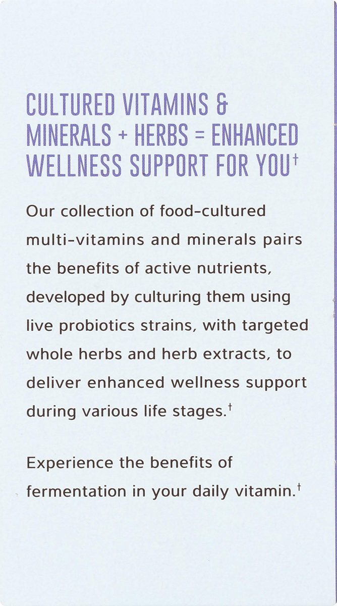 Whole Foods Market, Food-Cultured Women's +40 Multi, 60 ct