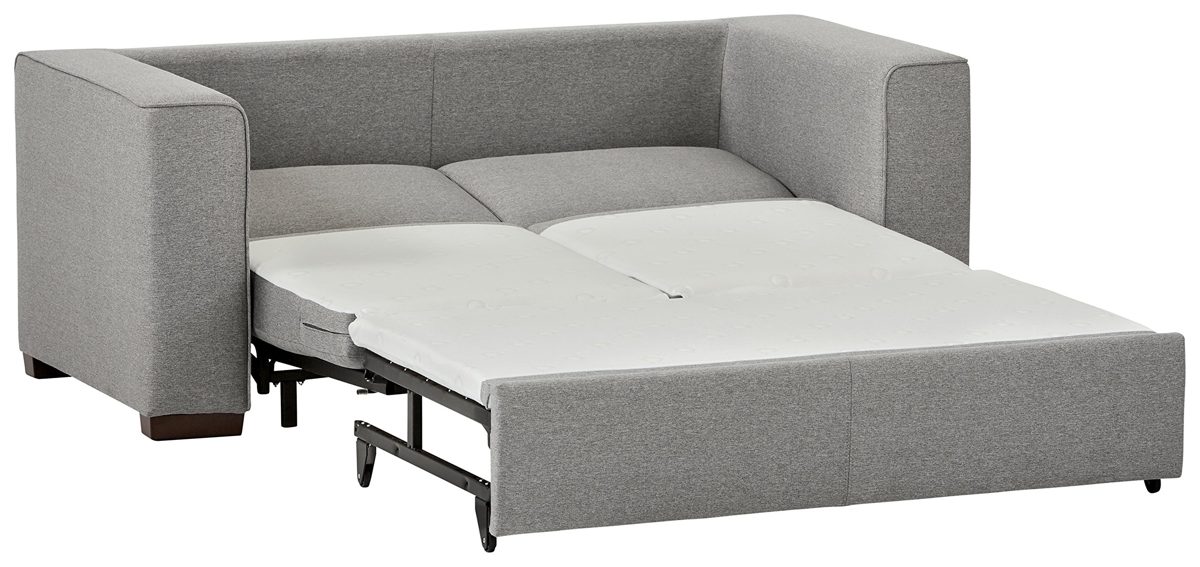Amazon Brand - Rivet Elliot Easy Pull-Out Sofa Bed, 87 x 181 x 90cm, Grey