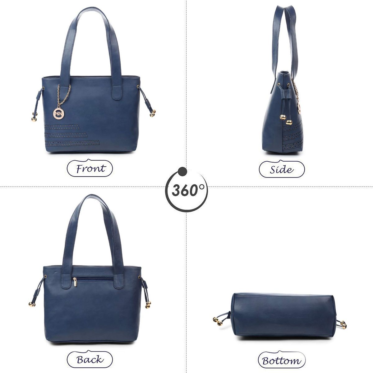Nia & Nicole Women's Handbag (Navy Blue)