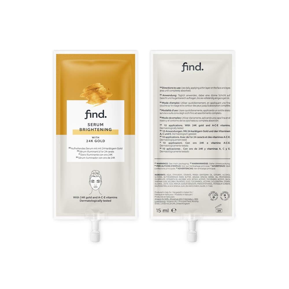 FIND - Brightening serum with 24K gold - 6 Pockets x 15 ml