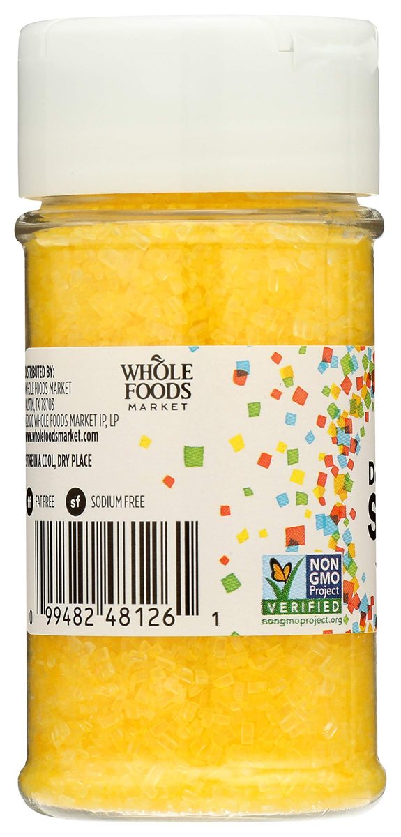 365 Everyday Value, Decorating Sugar, Yellow, 3.3 oz