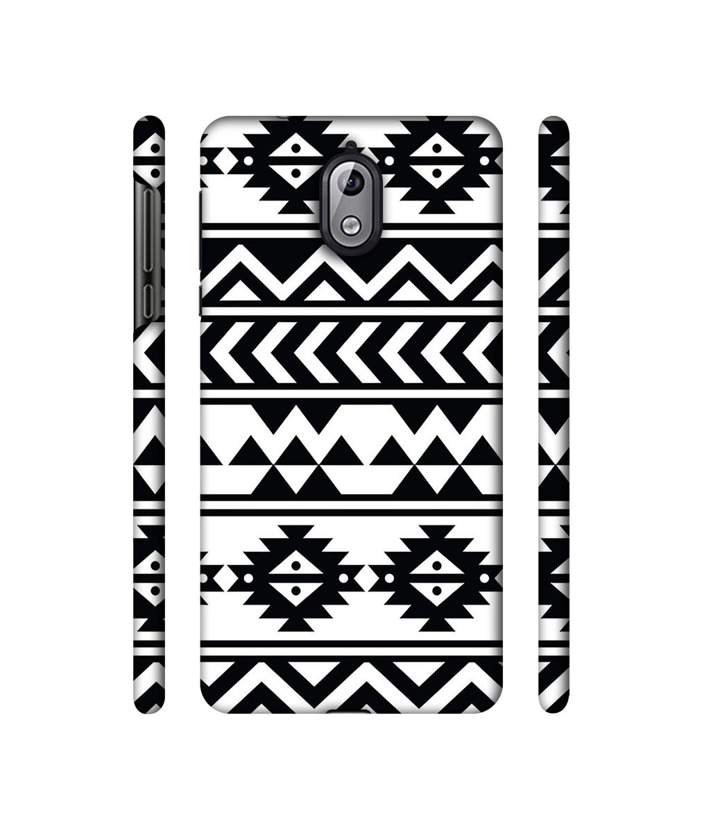Amazon Brand - Solimo Designer Multi Shape Texture 3D Printed Hard Back Case Mobile Cover for Nokia 3.1