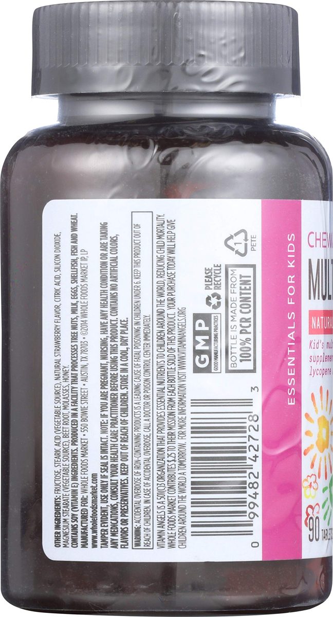 Whole Foods Market, Chewable Multi-Vitamin, Strawberry Flavor, 90 ct