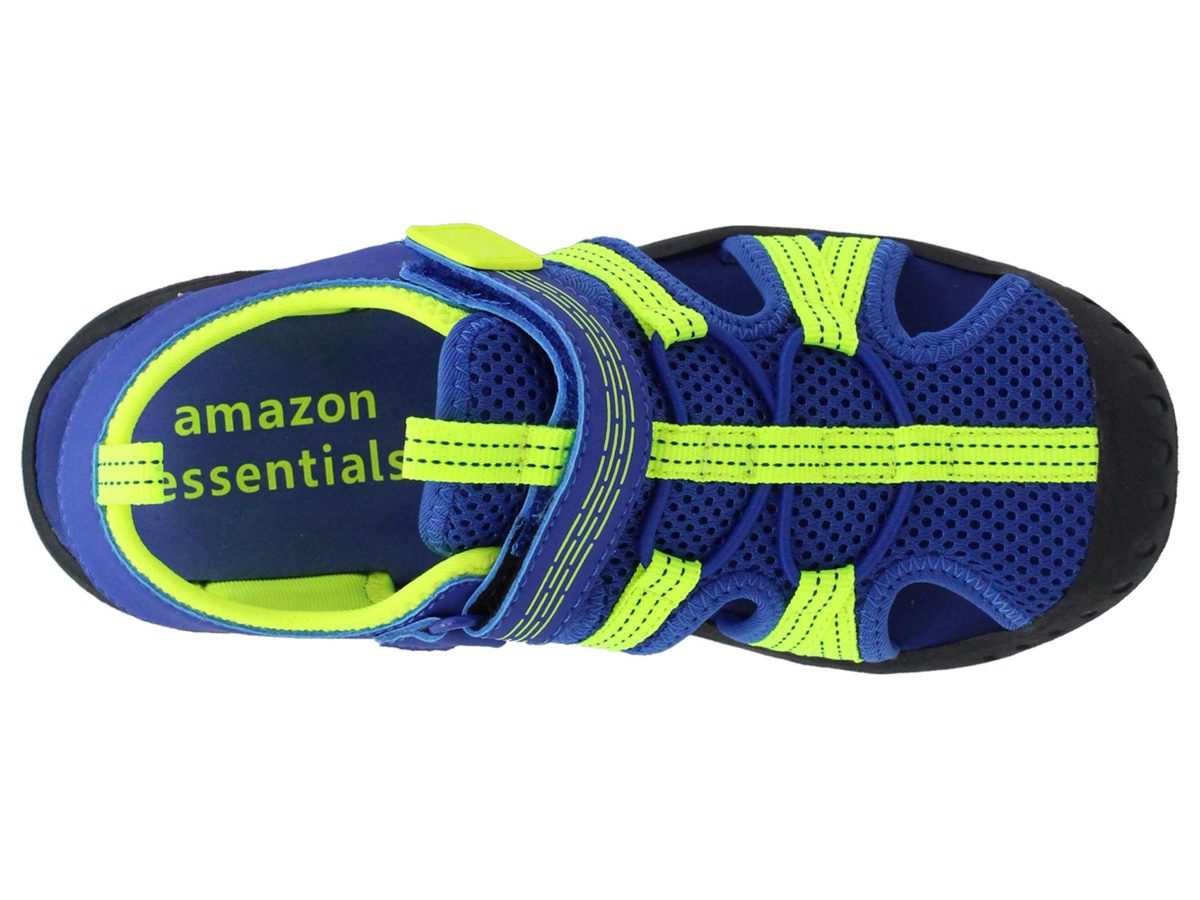 Amazon Essentials Boys' Aria Sandal, Navy, 3 Medium US Big Kid