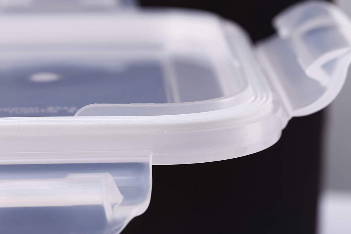 Umi. by Amazon 5 Piece Glass Container Food Storage Set with Lids