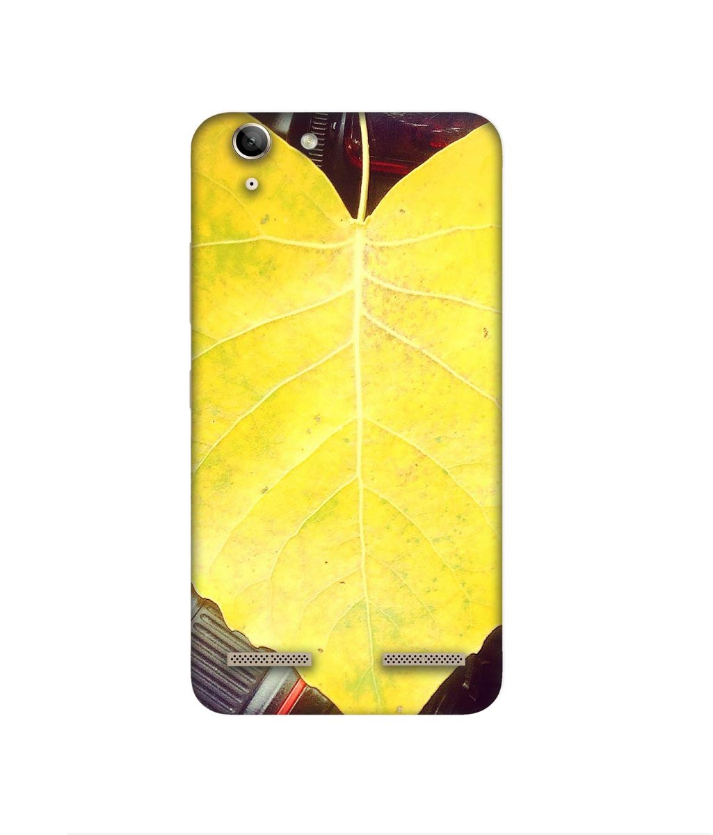 Amazon Brand - Solimo Designer Yellow Leaf 3D Printed Hard Back Case Mobile Cover for Lenovo Vibe K5 Plus
