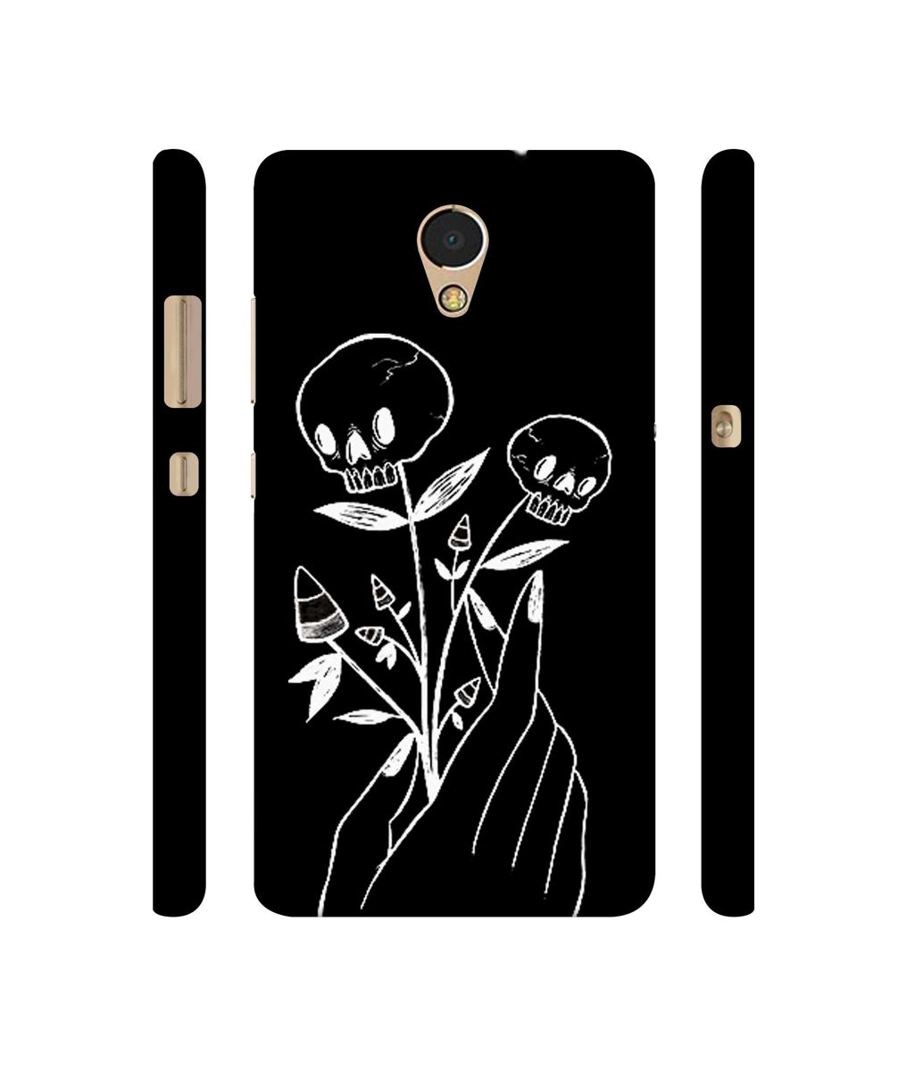 Amazon Brand - Solimo Designer Skull Flower 3D Printed Hard Back Case Mobile Cover for Lenovo P2