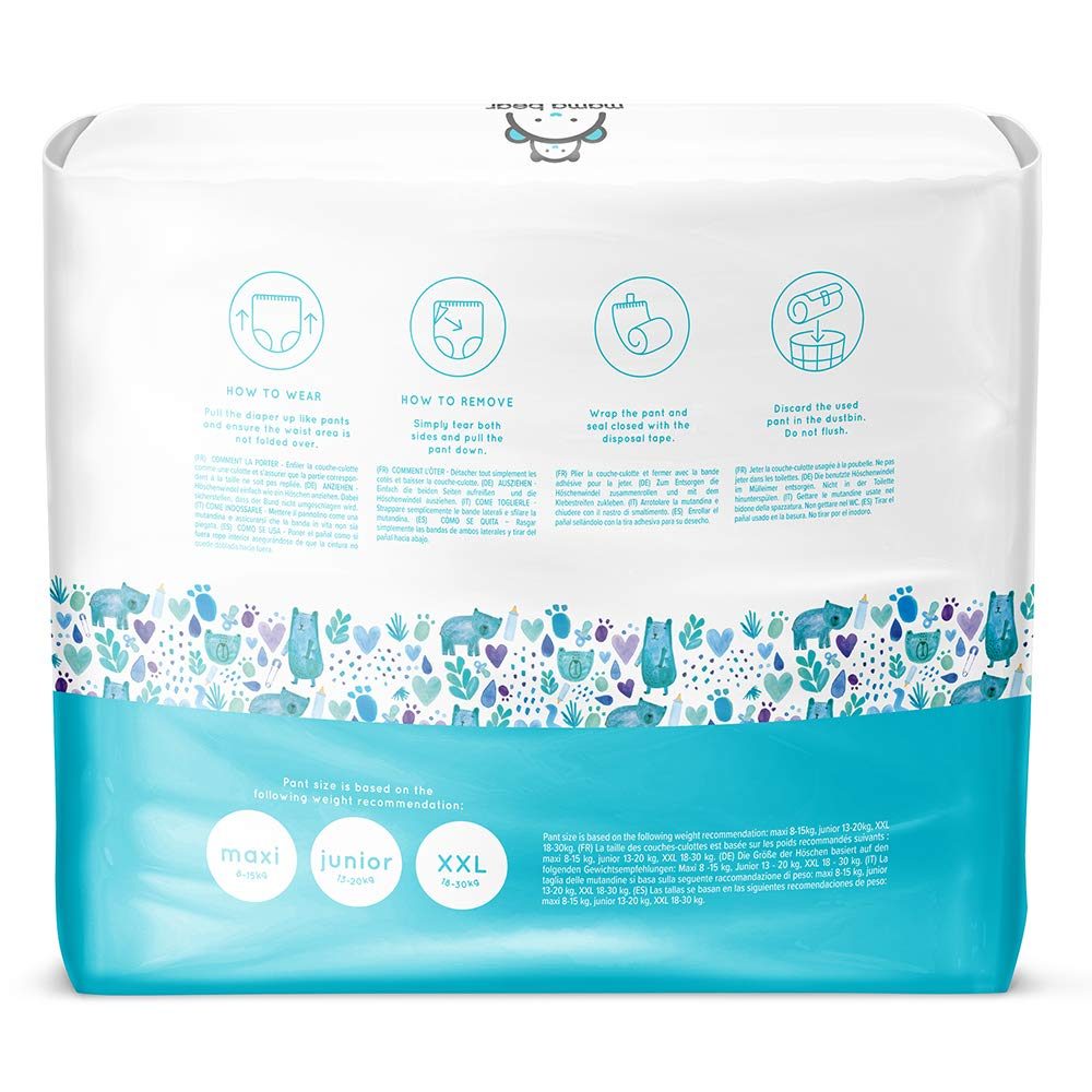 Amazon Brand - Mama Bear XXL Pants - Size 6 (18-30kg) , 1 pack of 36